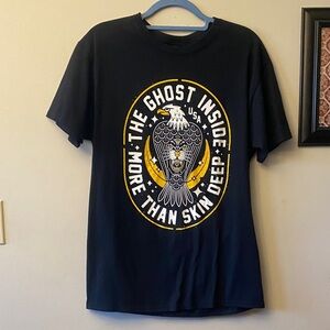 The Ghost Inside Unseen Eagle T-shirt in black Black T-Shirt 🆕